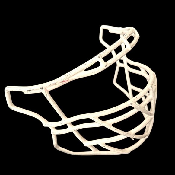 Riddell Custom Face Mask White for Full-Size Football Helmet Faceguard White Met - Picture 4 of 10